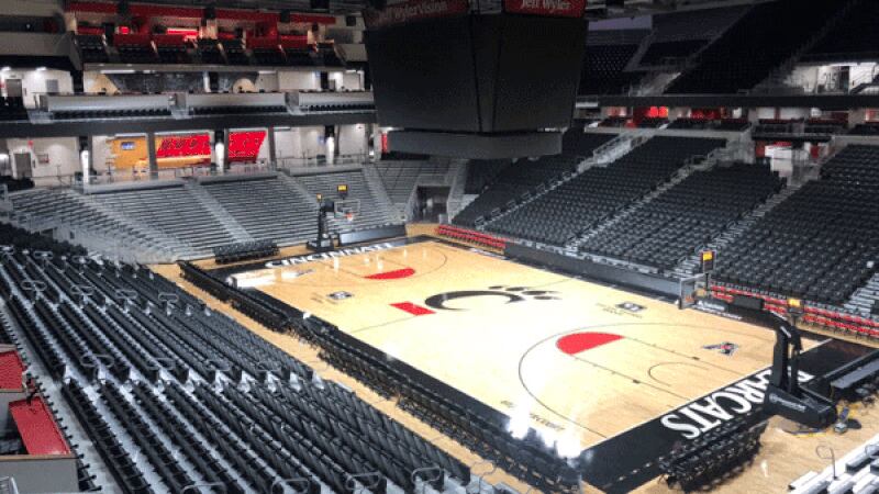 The newly renovated Fifth Third Arena hosts its first home Bearcats game Thursday night at the...