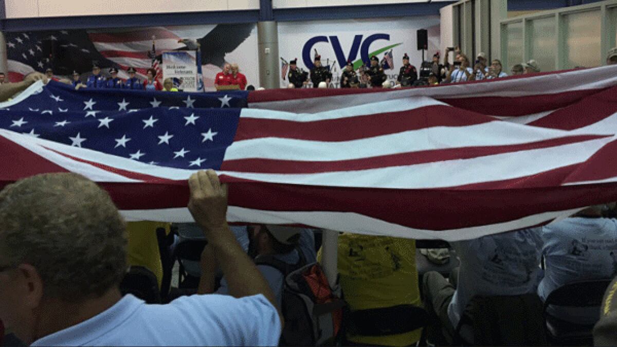 Seventy-one veterans are on an Honor Flight tour of Washington D.C. Tuesday. (Photo: FOX19...