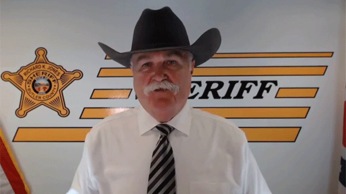 butler county sheriff richard jones education