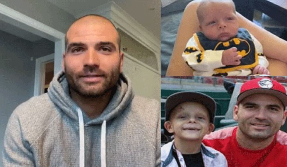 Joey Votto congratulates Superbubz’s parents on birth of new baby