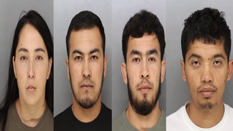 Umida Fozilova, 27, Bakhodir Isroilov, 27, Bakhromjon Isroilov, 22 and Makmudov Kobilkon, 23,...