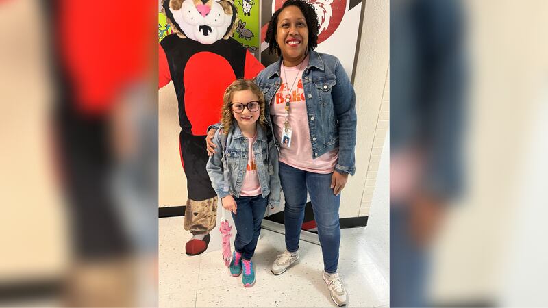 Instead of going with one of the classics, second grader Caroline Carlson chose to dress like...