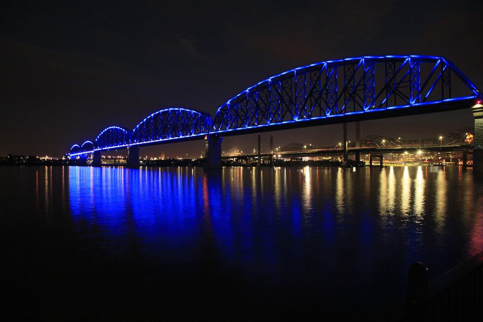 The Big Four Bridge in Louisville, Kentucky