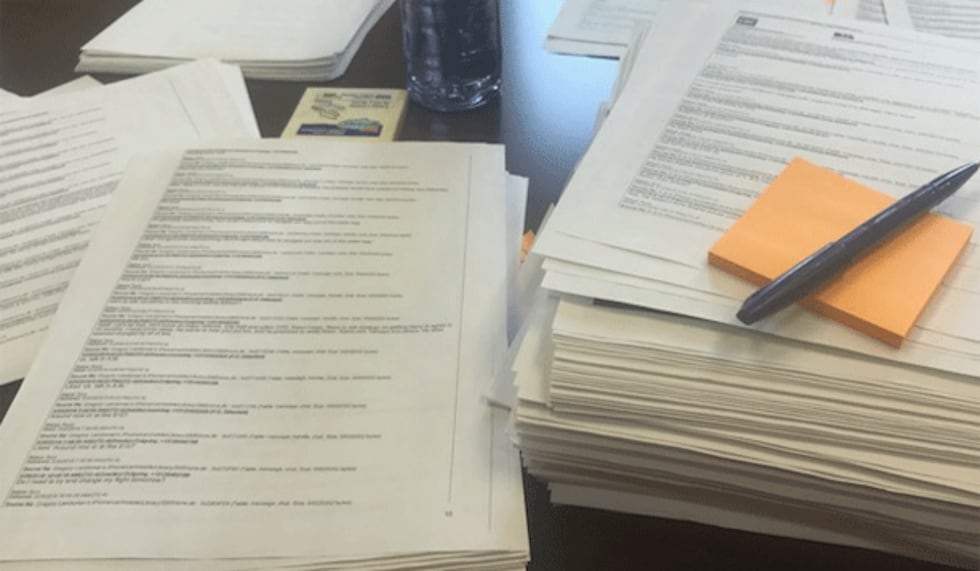 Stacks of text messages exchanges by Cincinnati City Council's "Gang of Five" were finally...