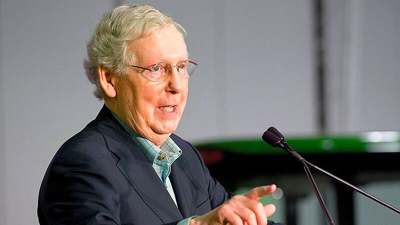 In a Senate speech on Aug. 12, Sen. Mitch McConnell accused top congressional Democrats of...