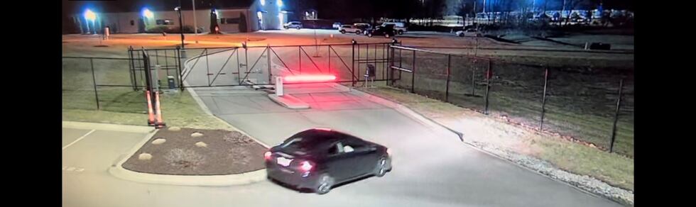 The vehicle, which had temporary Missouri tags, was last seen traveling south.