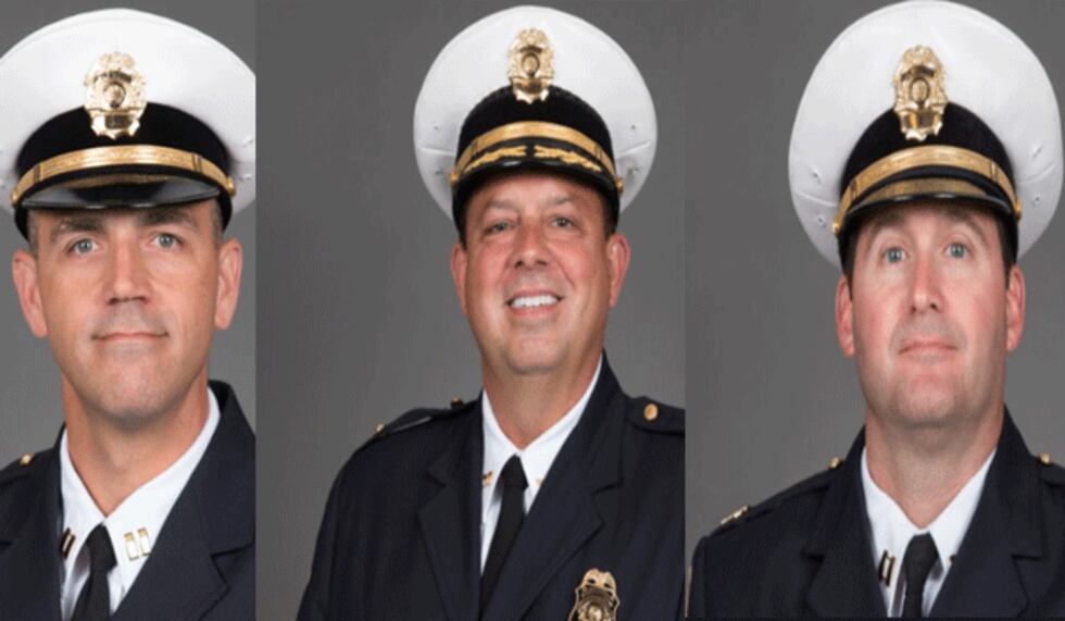 Two West Chester police captains, Jamie Hensley (right) and Joe Gutman (left) have made...