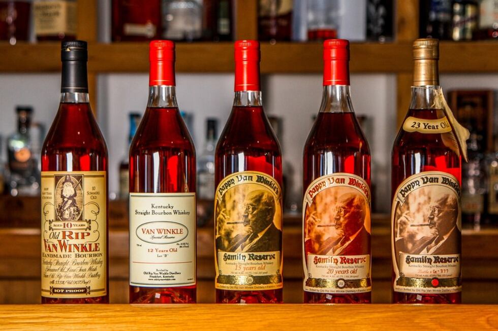 The winner will receive five bottles of Pappy Van Winkle.