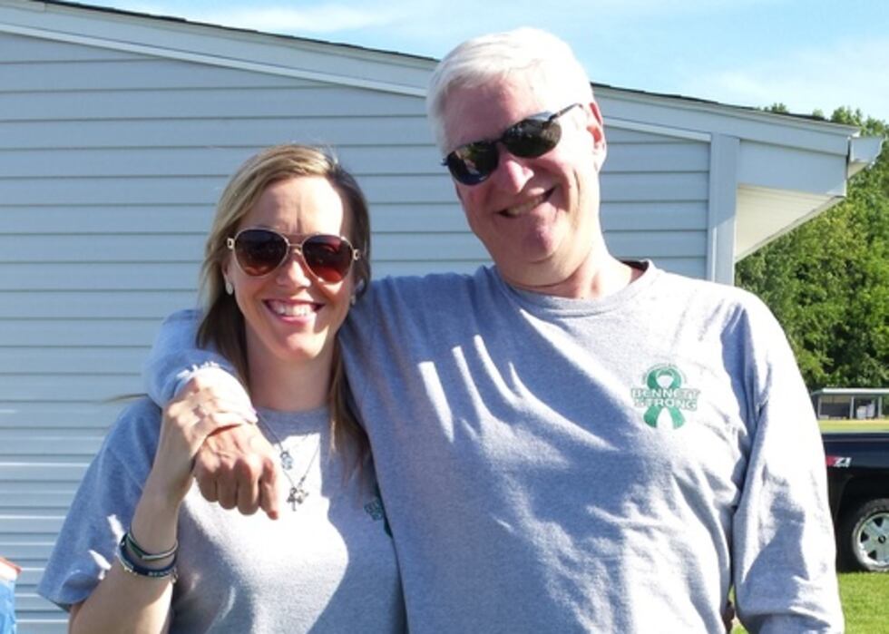 Dave Fleischer and his late daughter Sarah Bennett.