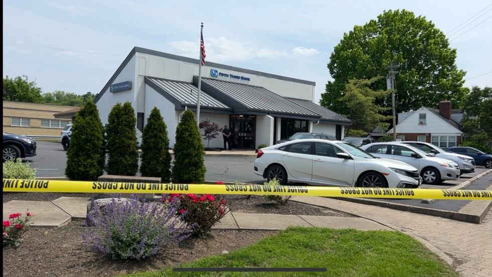 A bank robbery has been reported at the Reading Fifth Third Bank, dispatch says.