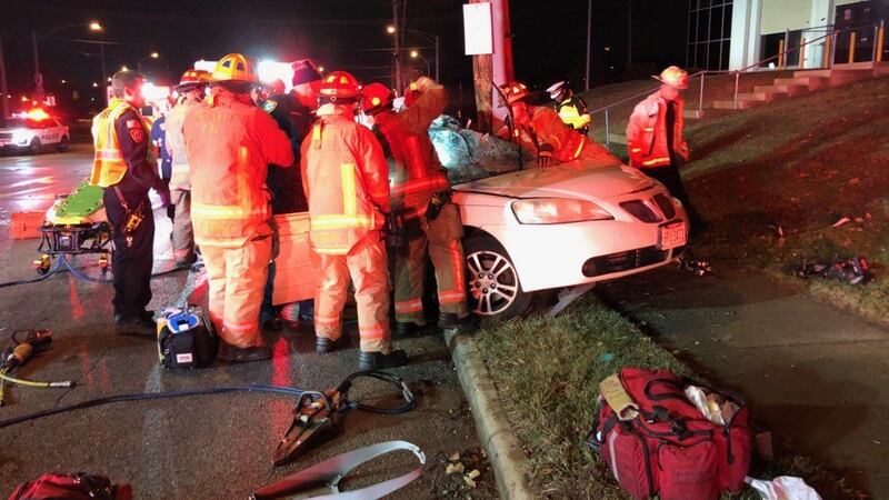 Fatal car crash at Paddock Road and Seymour Avenue