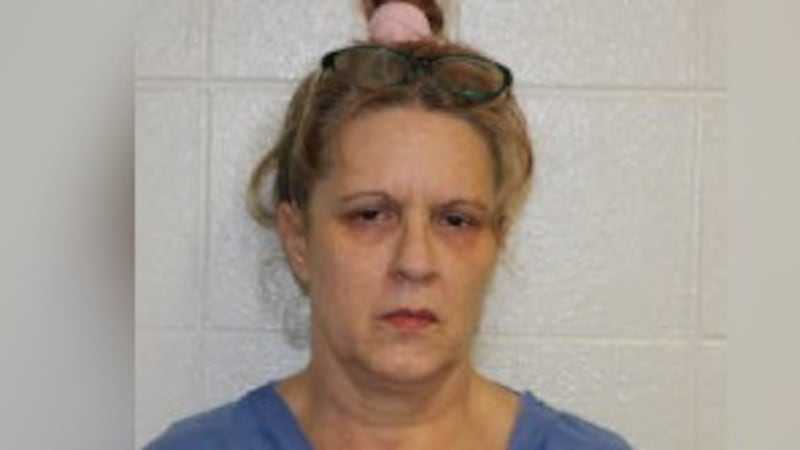 This booking photo shows Elizabeth Carserino, also known as Elizabeth Freeman.