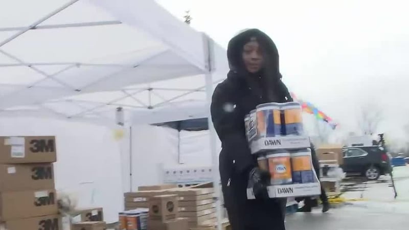 Matthew 25 Ministries gives away supplies to help with health, wellness