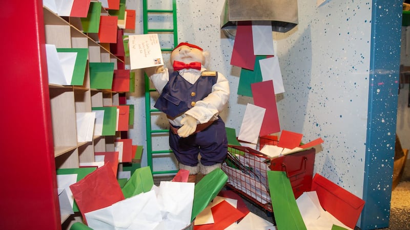 The Mail Sorter as part of the Shillito's Elves display.